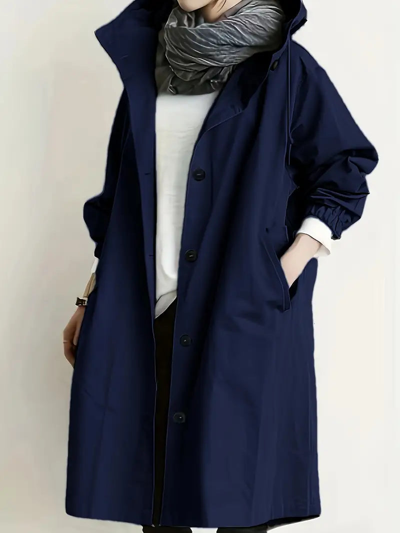 Lilia™ | Płaszcz Trench z Kapturem